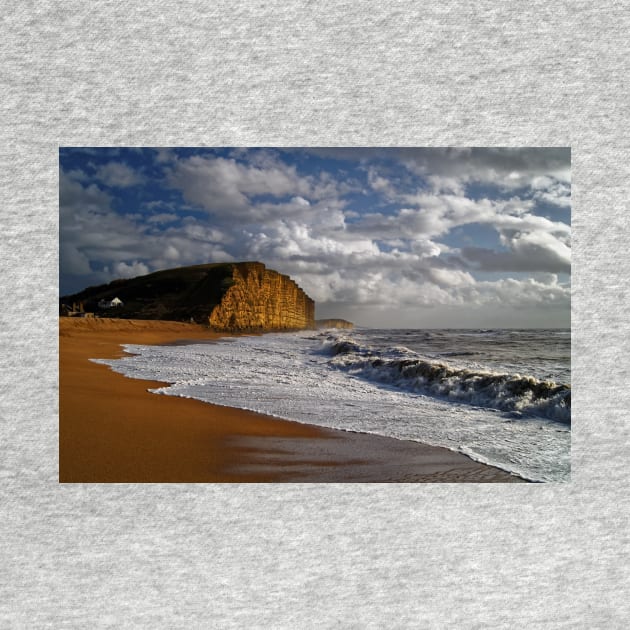 Stormy day at West Bay by galpinimages